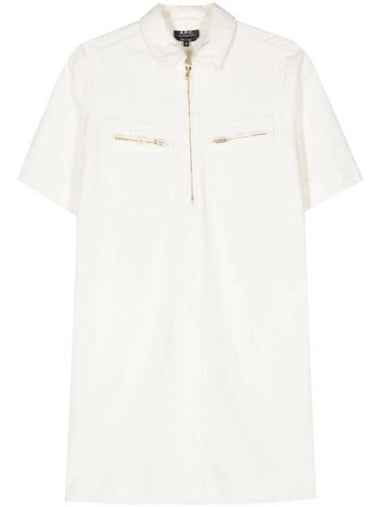 Rosa Short Dress White - A.P.C. - BALAAN 1