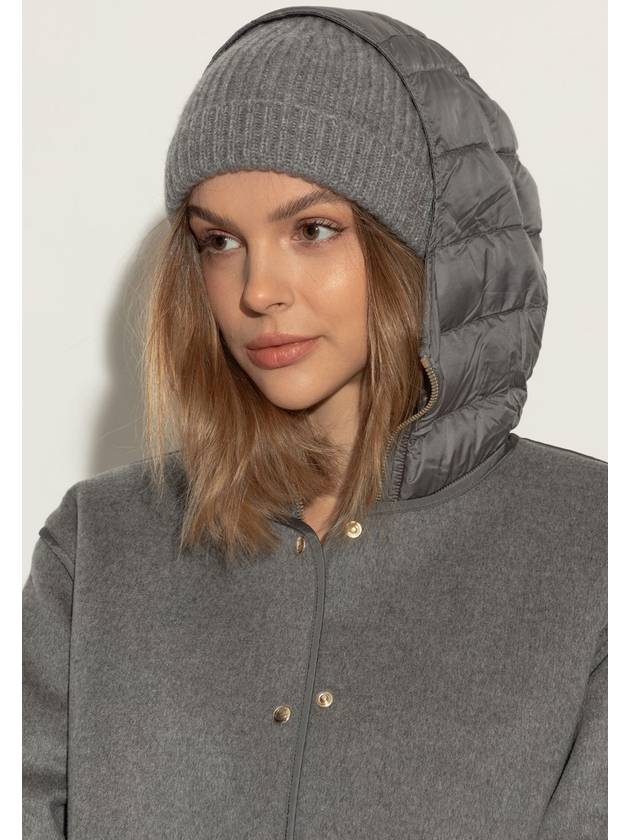 Tory Burch Cashmere Hat, Women's, Grey - TORY BURCH - BALAAN 2