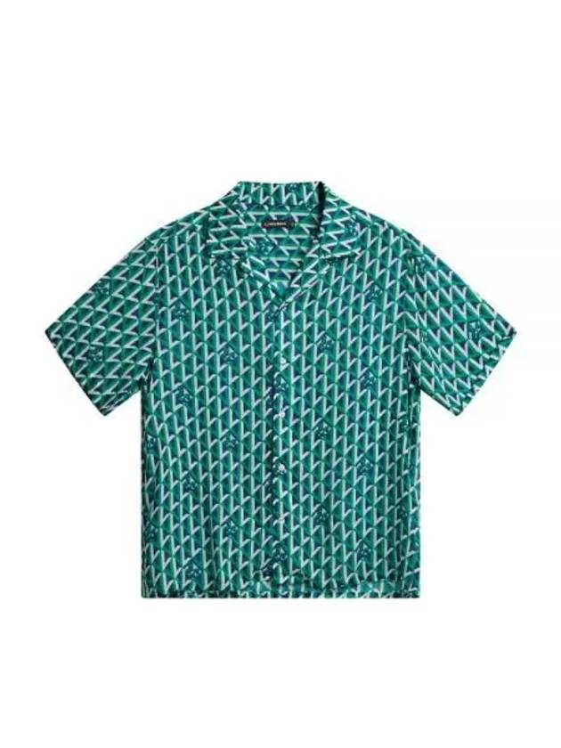 24 DONSO AIRY ISLAND GEO SHIRT FMST10658 O536 Men s - J.LINDEBERG - BALAAN 1