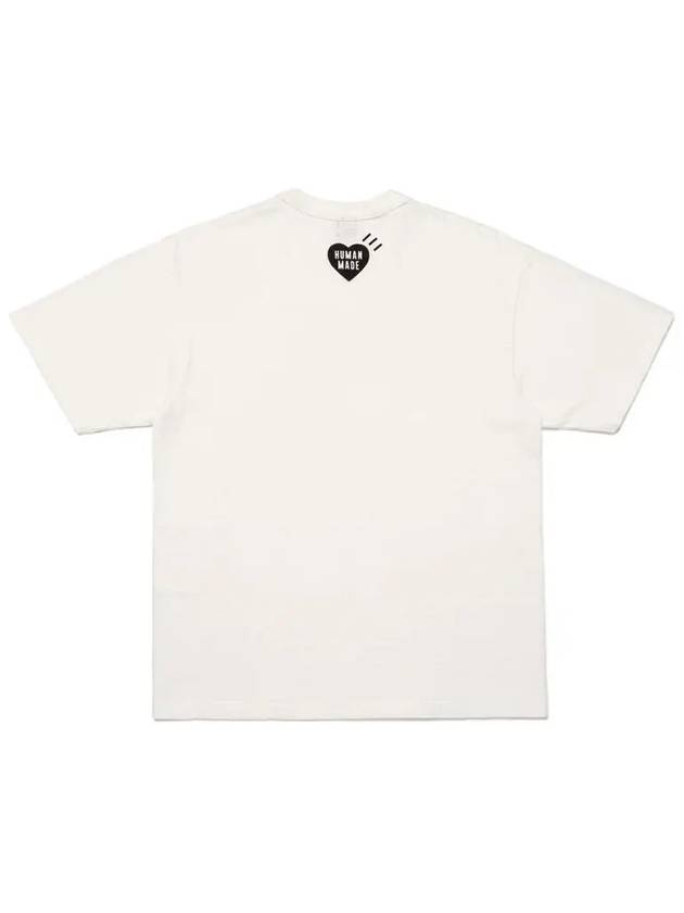 Graphic Short Sleeve T-Shirt White - HUMAN MADE - BALAAN 4