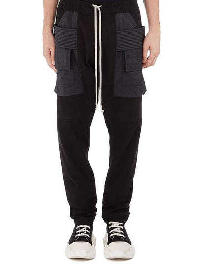 Creatch Pocket Drawstring Cargo Pants Black - RICK OWENS - BALAAN 2