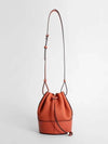 Balloon Leather Bucket Bag Orange - LOEWE - BALAAN 6