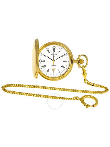 Tissot Savonnette White Dial Pocket Watch T83.4.553.13 - TISSOT - BALAAN 1