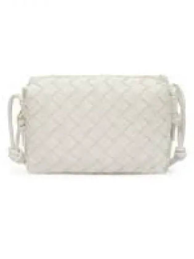 Intrecciato Leather Mini Cross Bag Beige - BOTTEGA VENETA - BALAAN 1