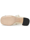 Leather Pumps Ivory Black - MIU MIU - BALAAN 6