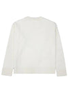 Intarsia Big Heart Logo Wool Knit Top Ivory - AMI - BALAAN 5