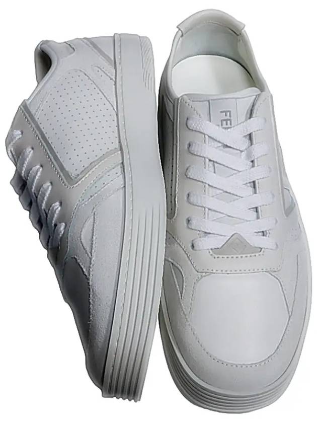 7E1631 A1GV Step FF Sneakers White - FENDI - BALAAN 5