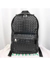 Intrecciato Small Calfskin Backpack Black - BOTTEGA VENETA - BALAAN 3