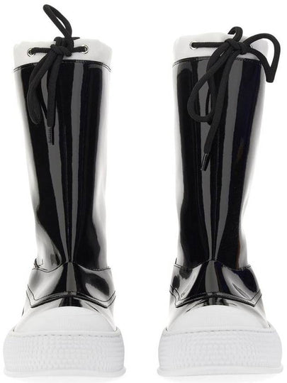 Moschino Boot With Logo - MOSCHINO - BALAAN 2