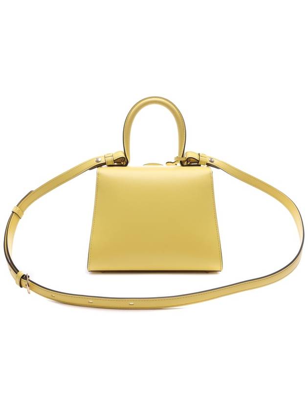 Brillant Mini Box Tote Bag Yellow - DELVAUX - BALAAN 5