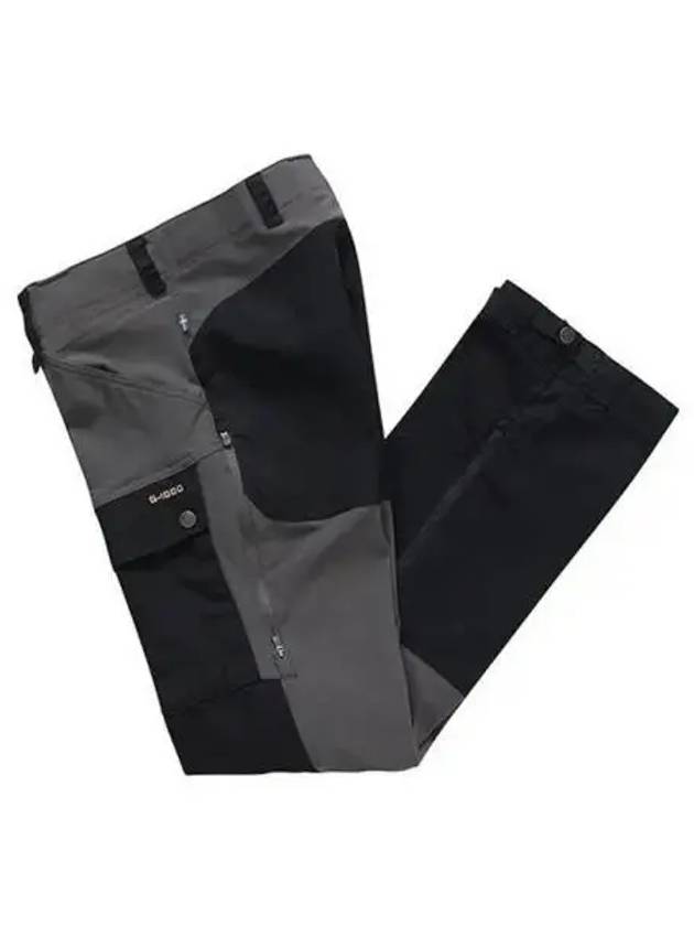 85656R 550 018 Keb Trousers Regular Black Stone Gray Men s Long Pants - FJALL RAVEN - BALAAN 2