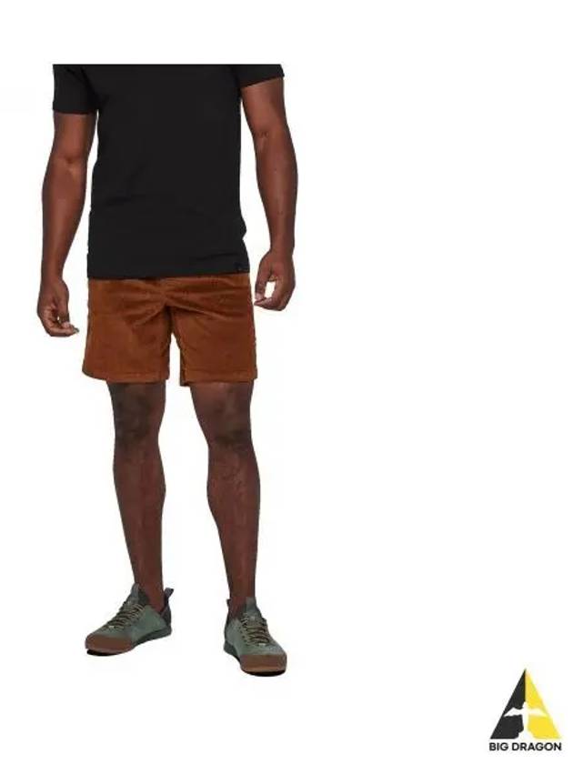 BLACK DIAMOND dirt bag shorts MENS NAMAP751112 - BLACK & BROWN - BALAAN 1