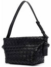 Intrecciato Tie Mini Shoulder Bag Black - BOTTEGA VENETA - BALAAN 4