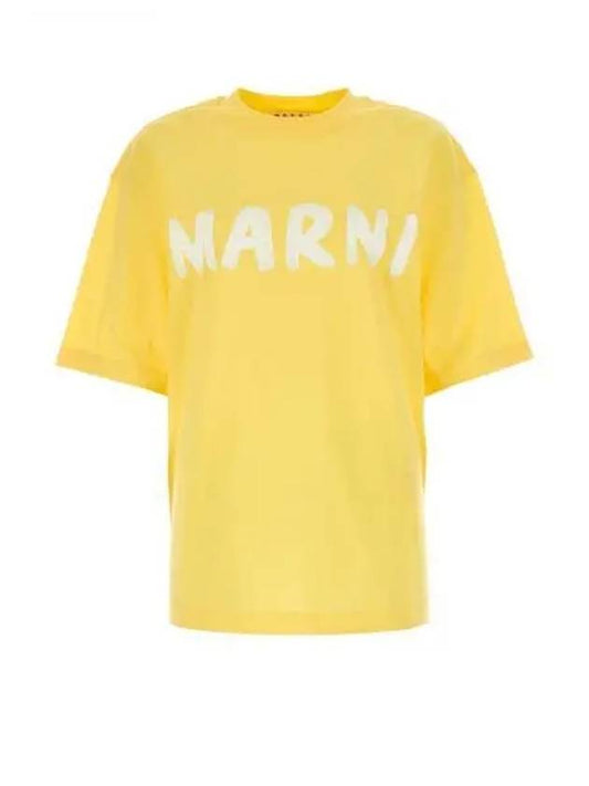 24 THJET49EPHU SCS11 L1Y20 LOGO COTTON T SHIRT - MARNI - BALAAN 1