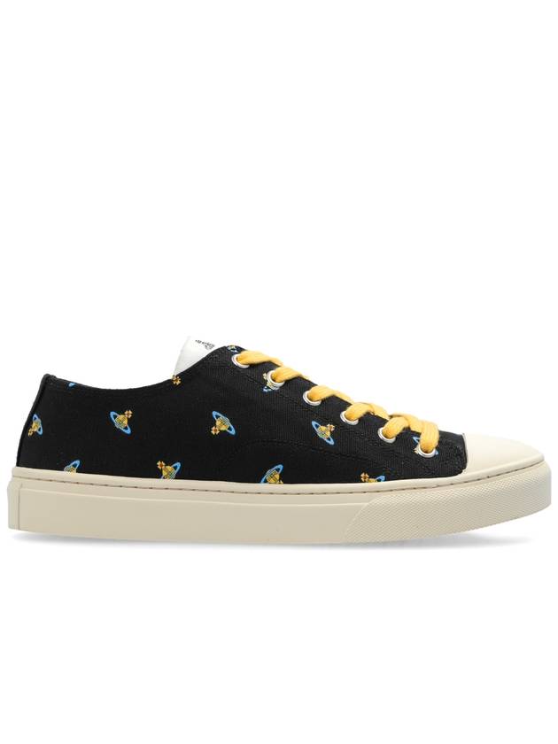 Vivienne Westwood Sneakers Plimsoll Low Top 2.0, Women's, Black - VIVIENNE WESTWOOD - BALAAN 1