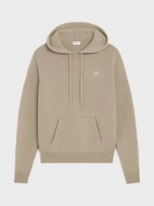 Triomphe Wool Cashmere Hoodie Beige - CELINE - BALAAN 2