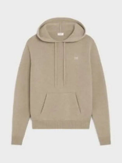 Triomphe Wool Cashmere Hoodie Beige - CELINE - BALAAN 2