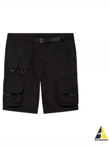 BELTED CARGO SHORT MBB53001C1 BLACK shorts - ALPHA INDUSTRIES - BALAAN 1
