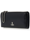 Jordan Chain Long Wallet Black - VIVIENNE WESTWOOD - BALAAN 3