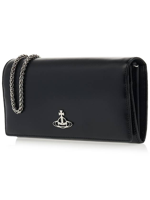 Jordan Chain Long Wallet Black - VIVIENNE WESTWOOD - BALAAN 3