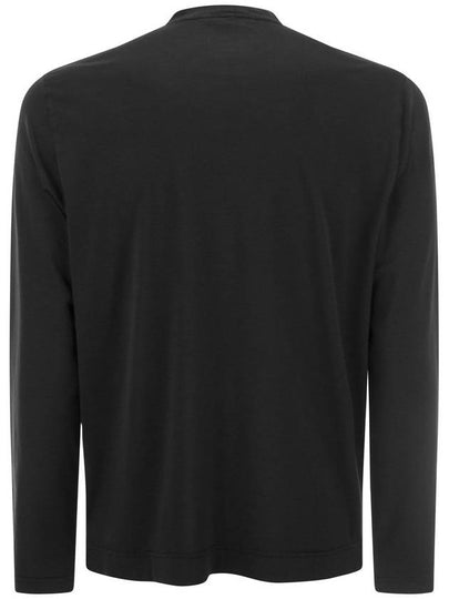 Long-sleeved crew-neck T-shirt - FEDELI - BALAAN 2