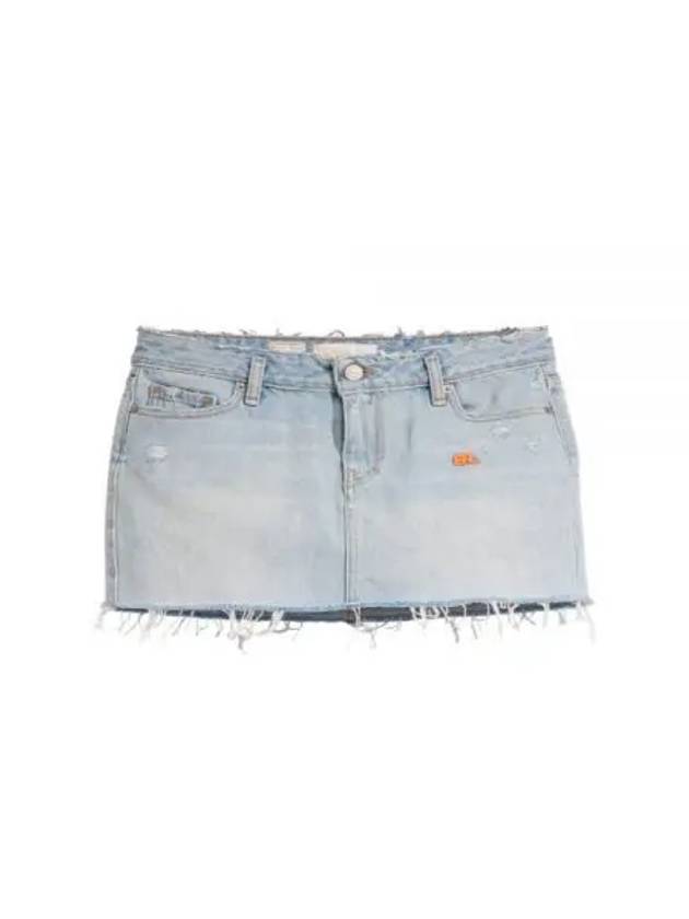 ERL Levi's Mini Skirt Woven Blue ERL07S301 Levis Levi's Mini Skirt Woven - ERL - BALAAN 1