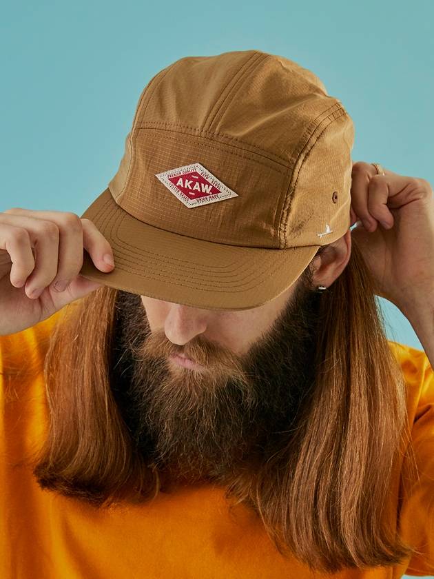 Overfit Classic Camp Cap Ripstop Camel - AKAW - BALAAN 2