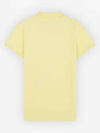 Baby Fox Patch Regular Polo Shirt Yellow - MAISON KITSUNE - BALAAN 3