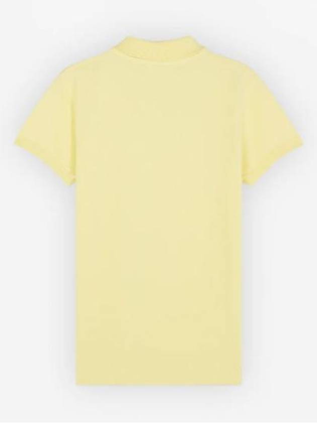 Baby Fox Patch Regular Polo Shirt Yellow - MAISON KITSUNE - BALAAN 3