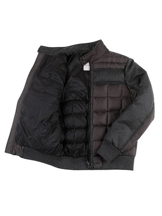 Almais Men's Down Padding Charcoal Gray - MONCLER - BALAAN 1