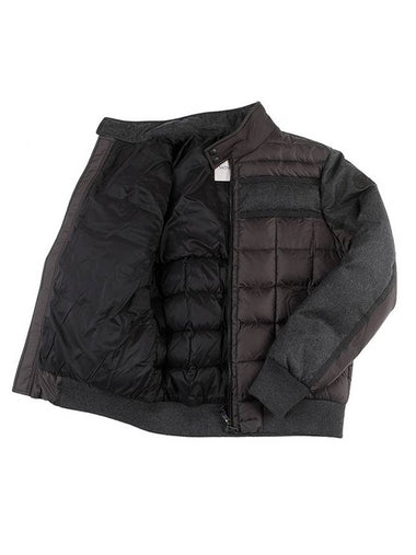 Men's Aramis Down Padding Charcoal Grey - MONCLER - BALAAN 1