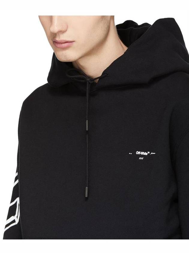 Marker Arrow Hooded Sweatshirt OMBB034E - OFF WHITE - BALAAN 7