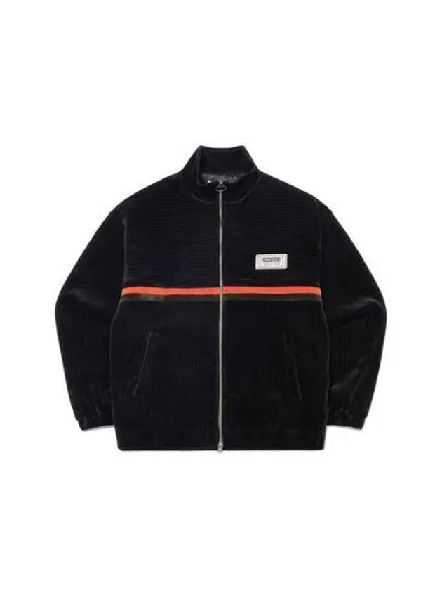 KODAK Apparel Kodacolor logo corduroy zip up jacket BLACK - KODO - BALAAN 1