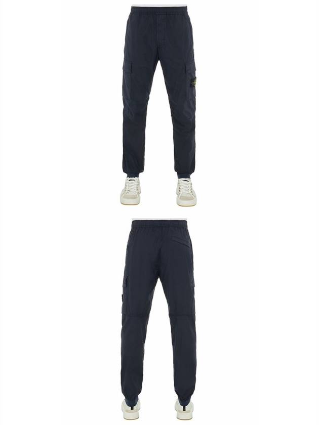 Men's Tella Paracadute Regular Fit Cargo Pants Navy - STONE ISLAND - BALAAN 5