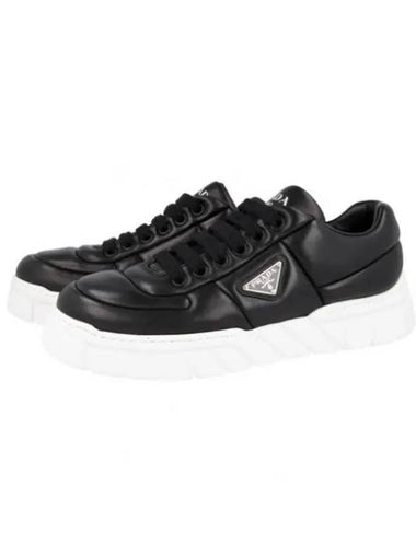 2EE386 2DL8 F0632 Padded Nappa Leather Sneakers - PRADA - BALAAN 1