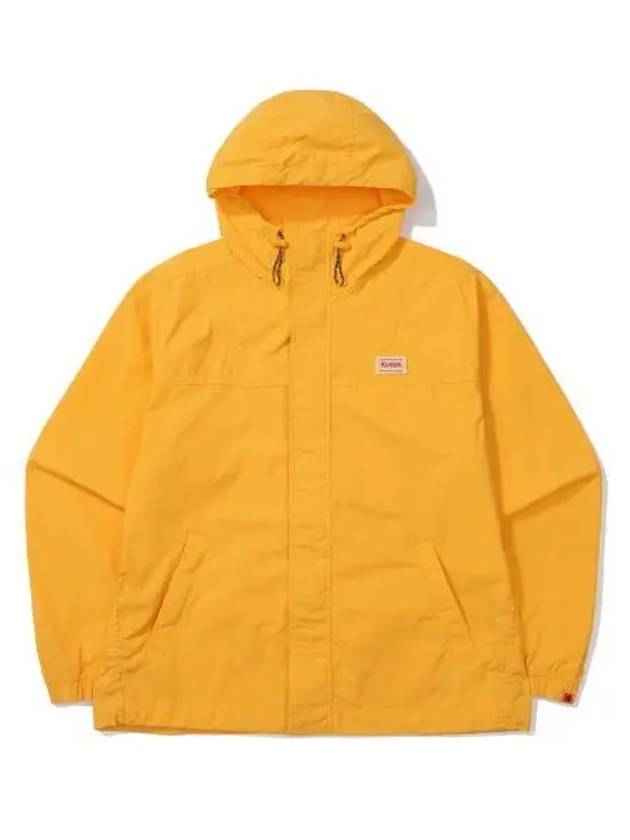 KODAK Color Eye Semi Overfit Hooded Jacket YELLOW - KODO - BALAAN 1