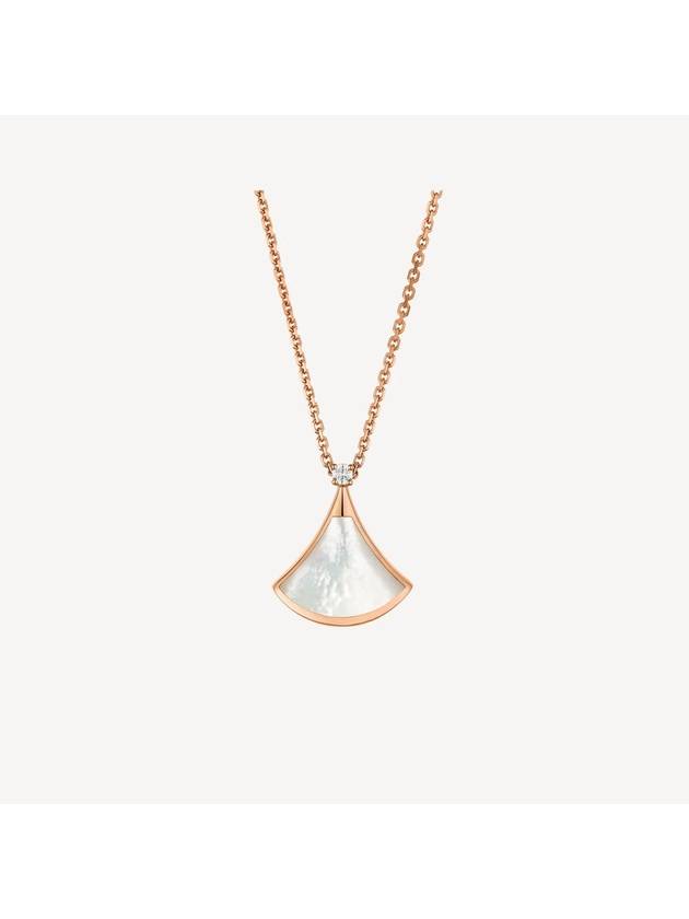 Divas Dream Diamond Mother of Pearl Necklace Rose Gold - BVLGARI - BALAAN 2