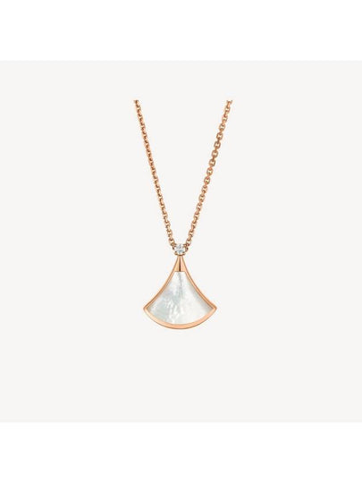 Divas Dream Diamond Mother of Pearl Necklace Rose Gold - BVLGARI - BALAAN 2