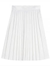 Women's Dorothea Pleated Skirt White - J.LINDEBERG - BALAAN 2