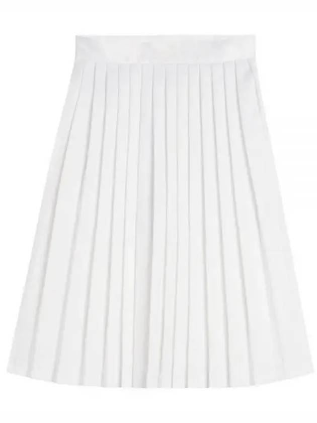 Women's Dorothea Pleated Skirt White - J.LINDEBERG - BALAAN 2