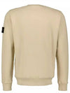 Wappen Patch Crew Neck Sweatshirt Beige - STONE ISLAND - BALAAN 4