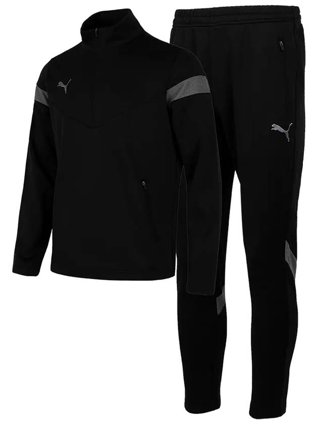 KK Iconic MCS Brushed Half Zip-Up Suit Black - PUMA - BALAAN 4