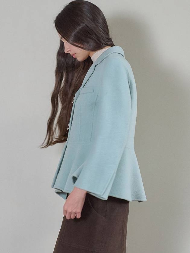 Peplum handmade jacket mint - MITTE - BALAAN 4