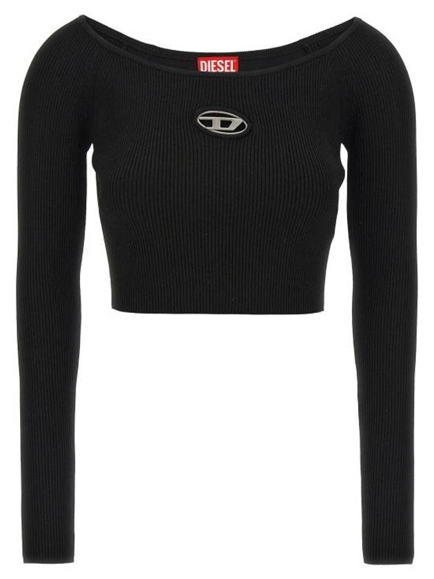 M-Vera-LS Long Sleeve T-Shirt Black - DIESEL - BALAAN 2