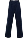 Logo Patch Straight Pants Navy - POLO RALPH LAUREN - BALAAN 2