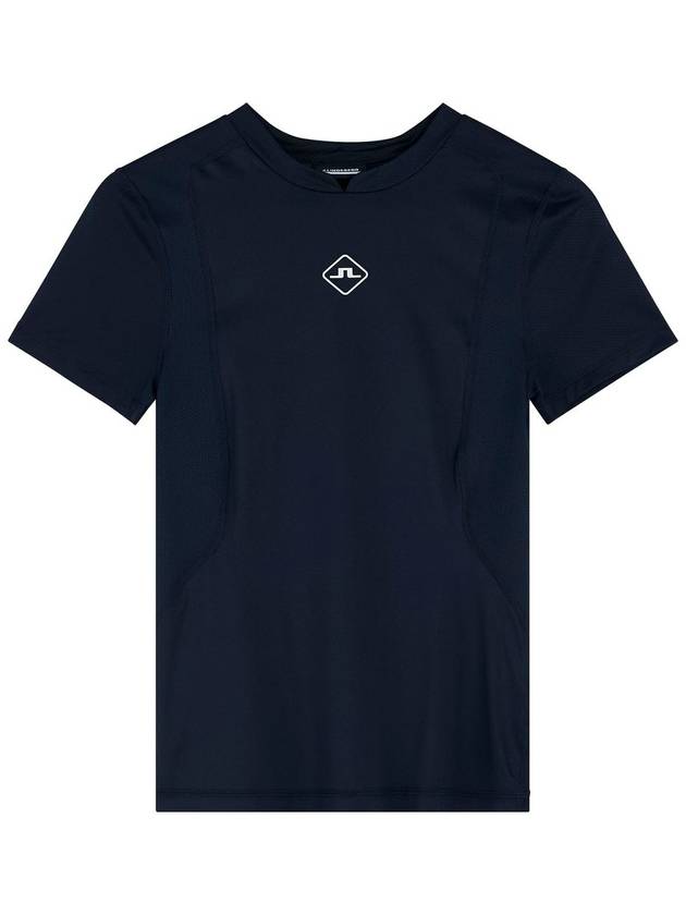 Marsha Logo Short Sleeve T-Shirt Navy - J.LINDEBERG - BALAAN 2