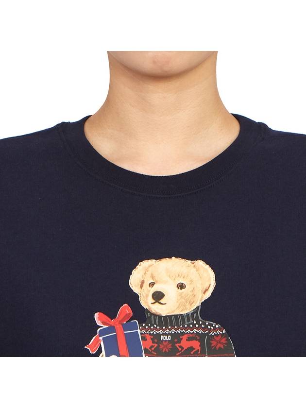 Kids brushed sweatshirt 323919722003 NAVY Adult wearable - POLO RALPH LAUREN - BALAAN 6