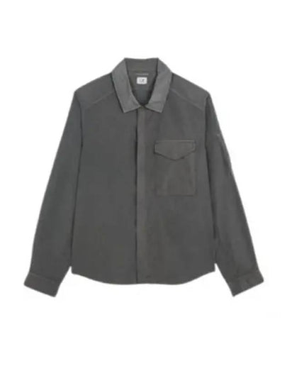 Chrome R Overshirt Jacket Grey - CP COMPANY - BALAAN 2