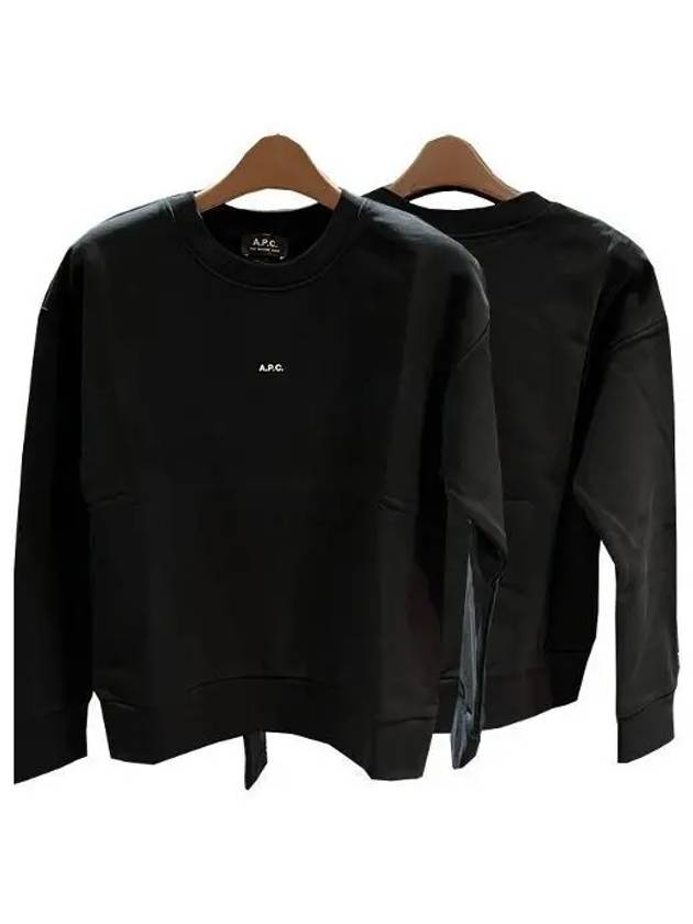 Annie Logo Crew Neck Sweatshirt Black - A.P.C. - BALAAN 2