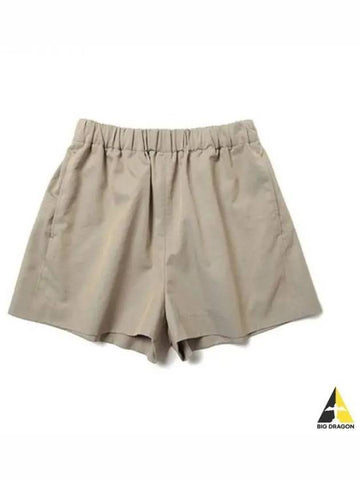 Women s Cotton Silk Shorts Gray A23SP06SB - AURALEE - BALAAN 1